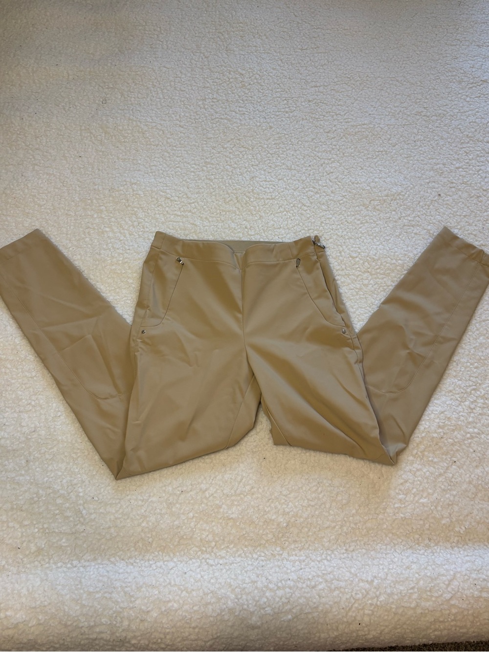 RLX Ralph Lauren Women Khaki Stretch Eagle Golf Pants